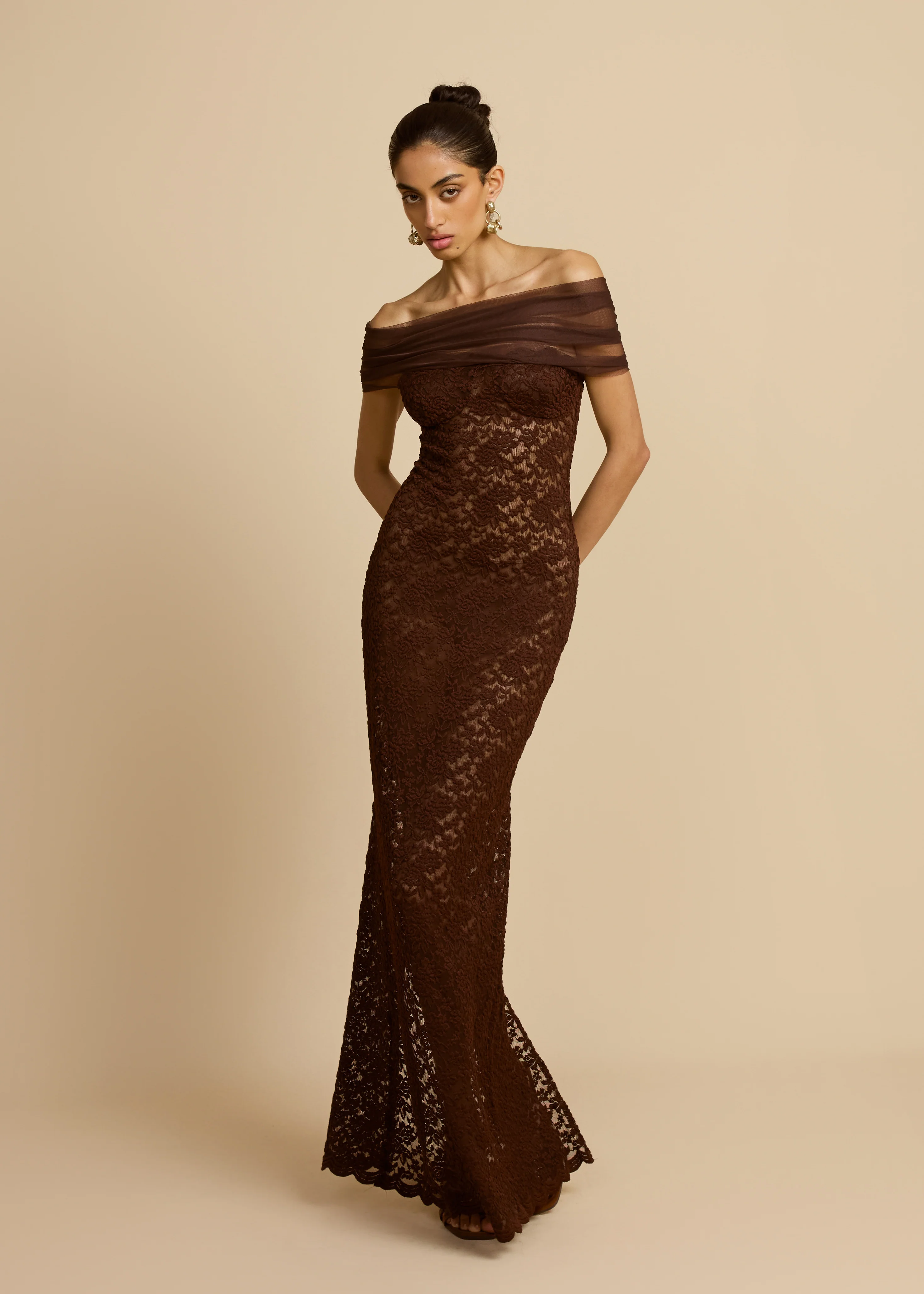 MILANA DRESS CHOCOLATE - Image 7