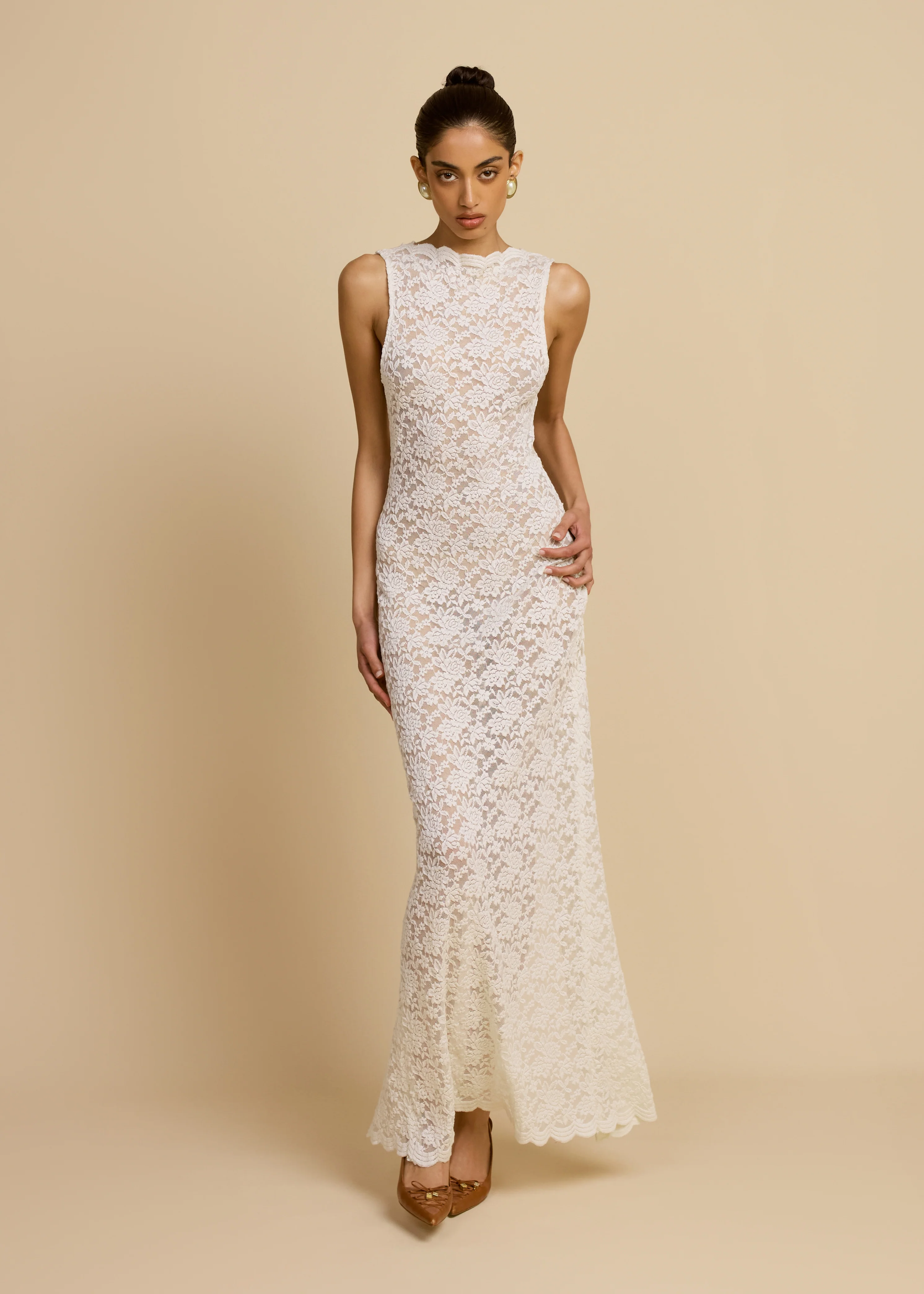 MIREILLE DRESS IVORY - Image 3