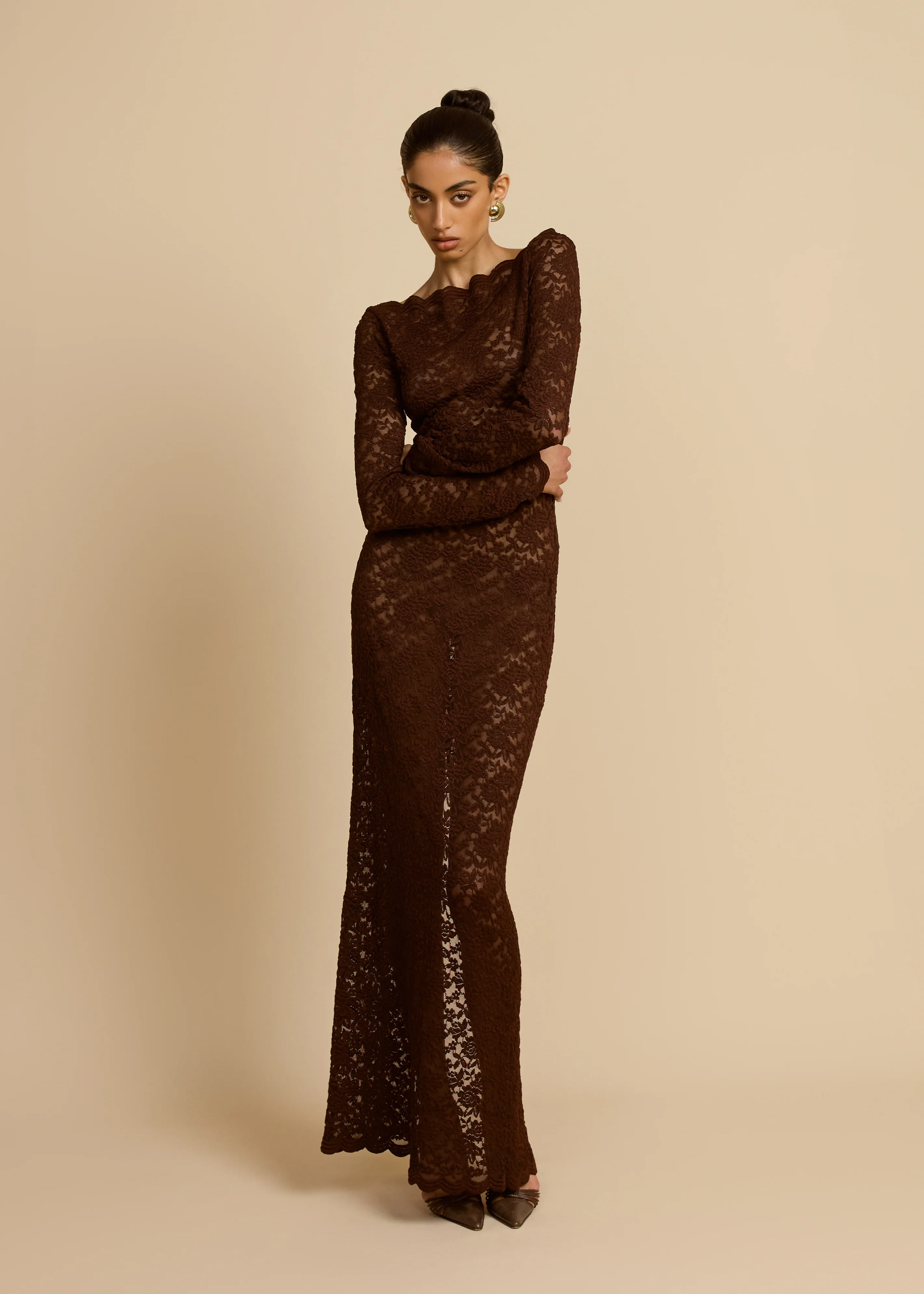 MONET DRESS CHOCOLATE - Image 10