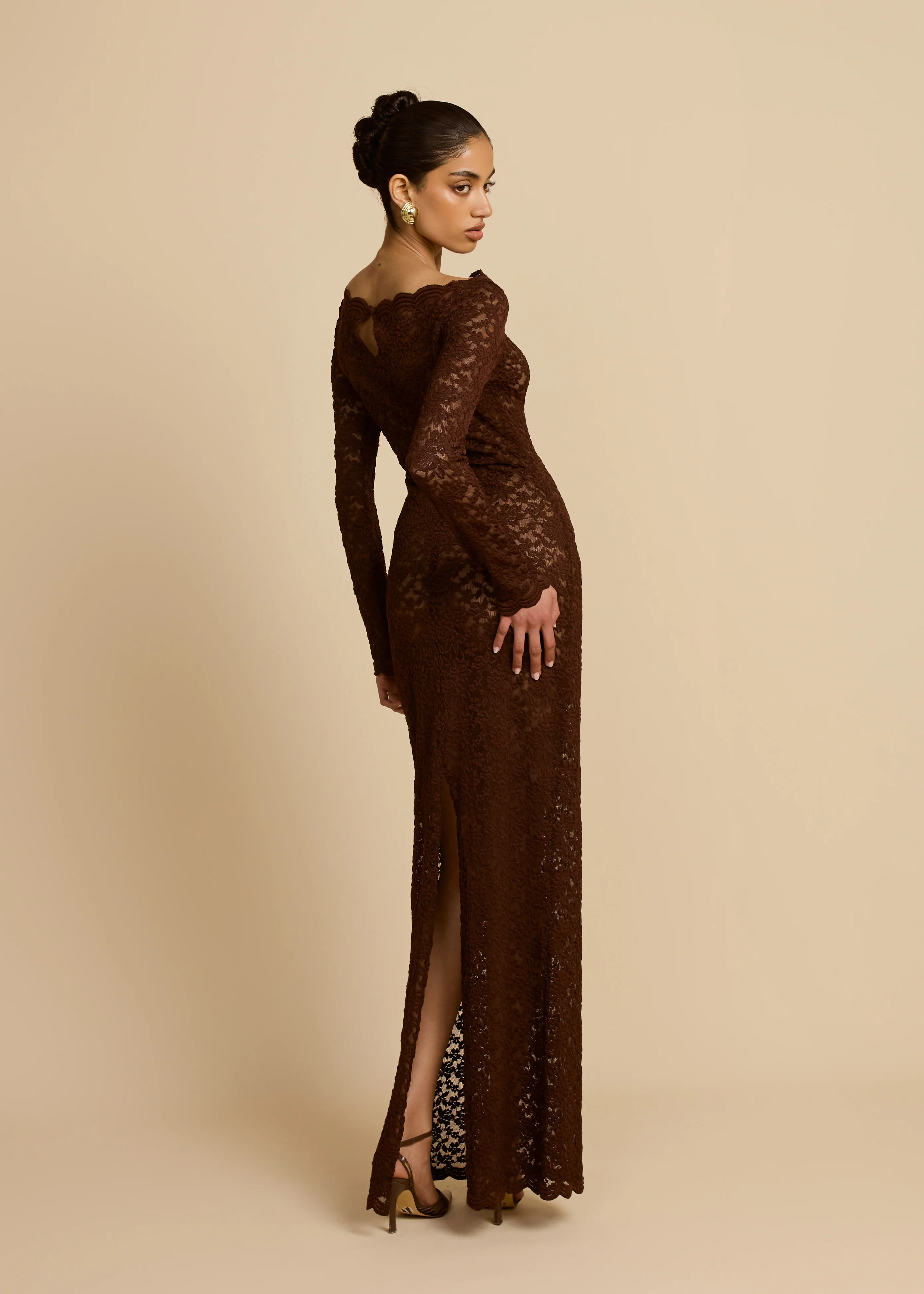 MONET DRESS CHOCOLATE - Image 11