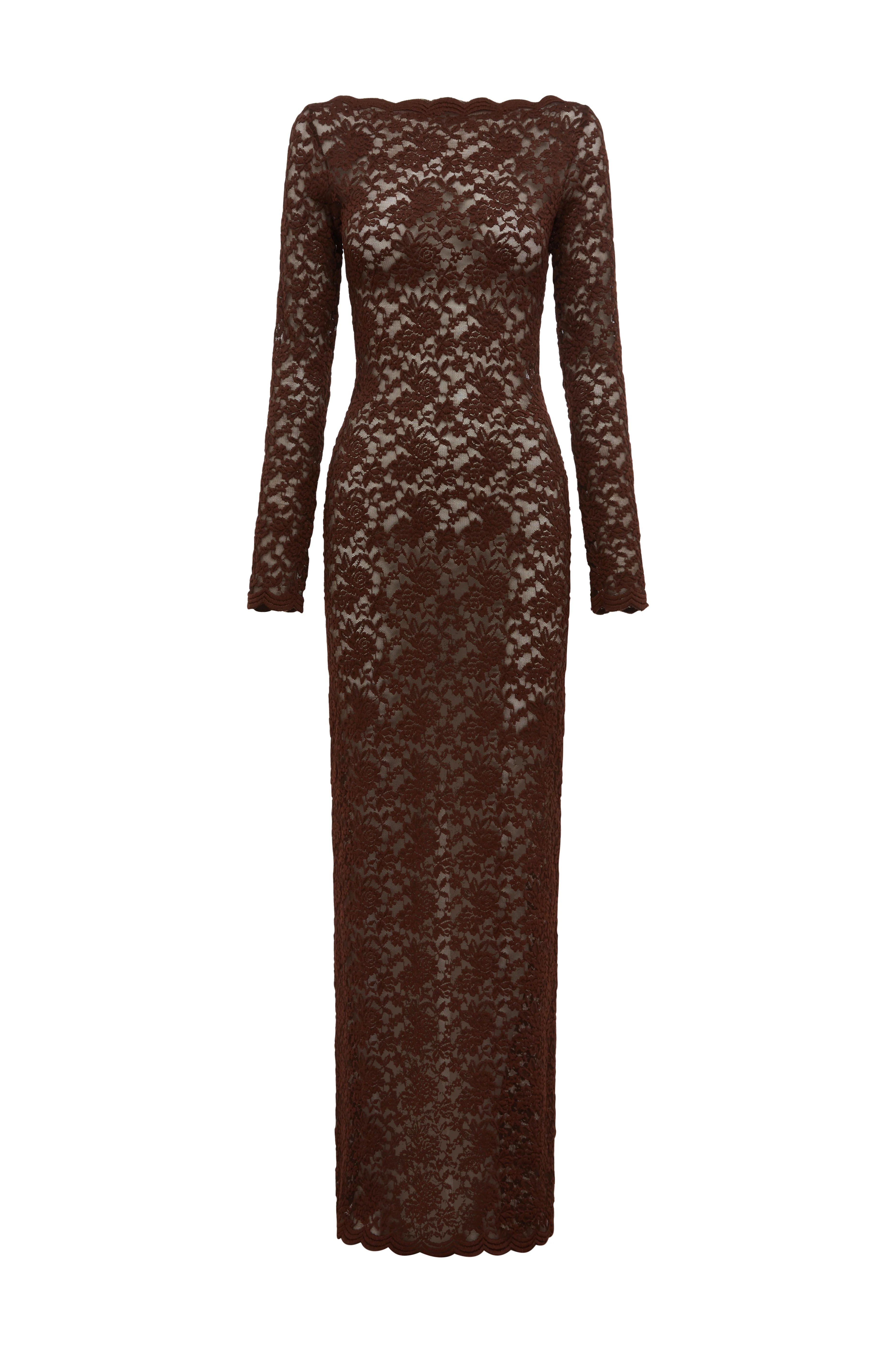 MONET DRESS CHOCOLATE - Image 12