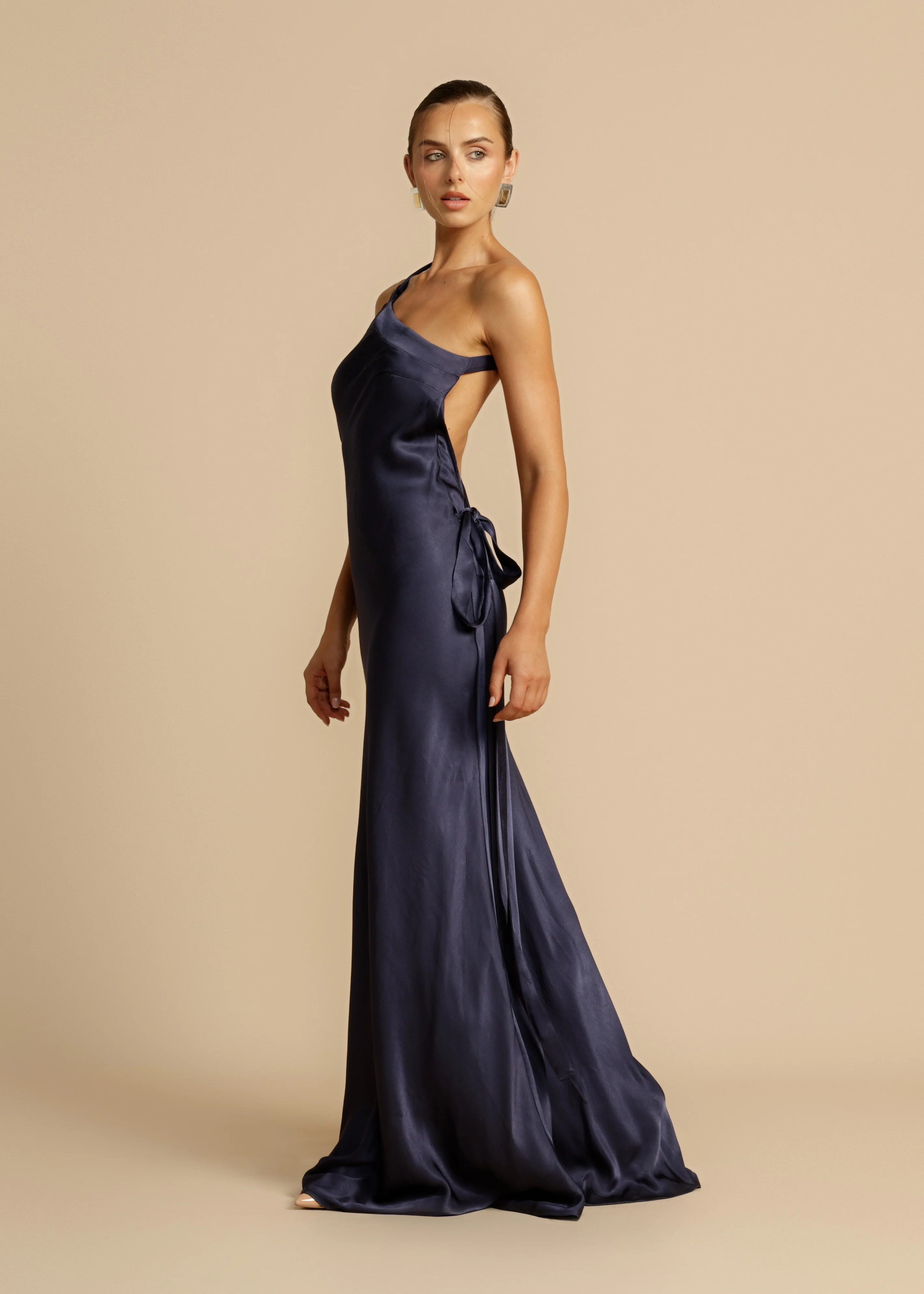 MONIQUE DRESS NAVY - Image 3