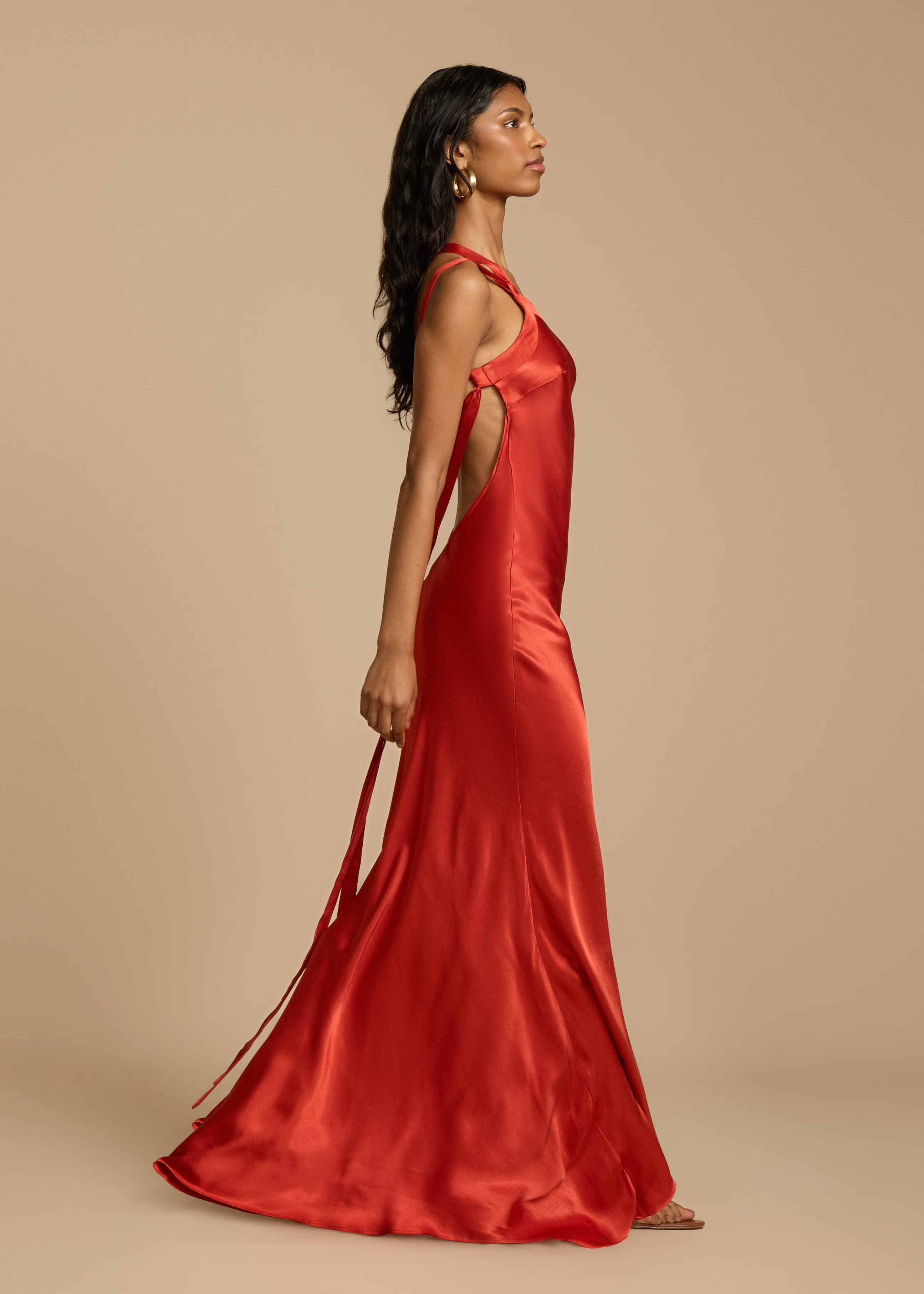 MONIQUE DRESS RUST - Image 4