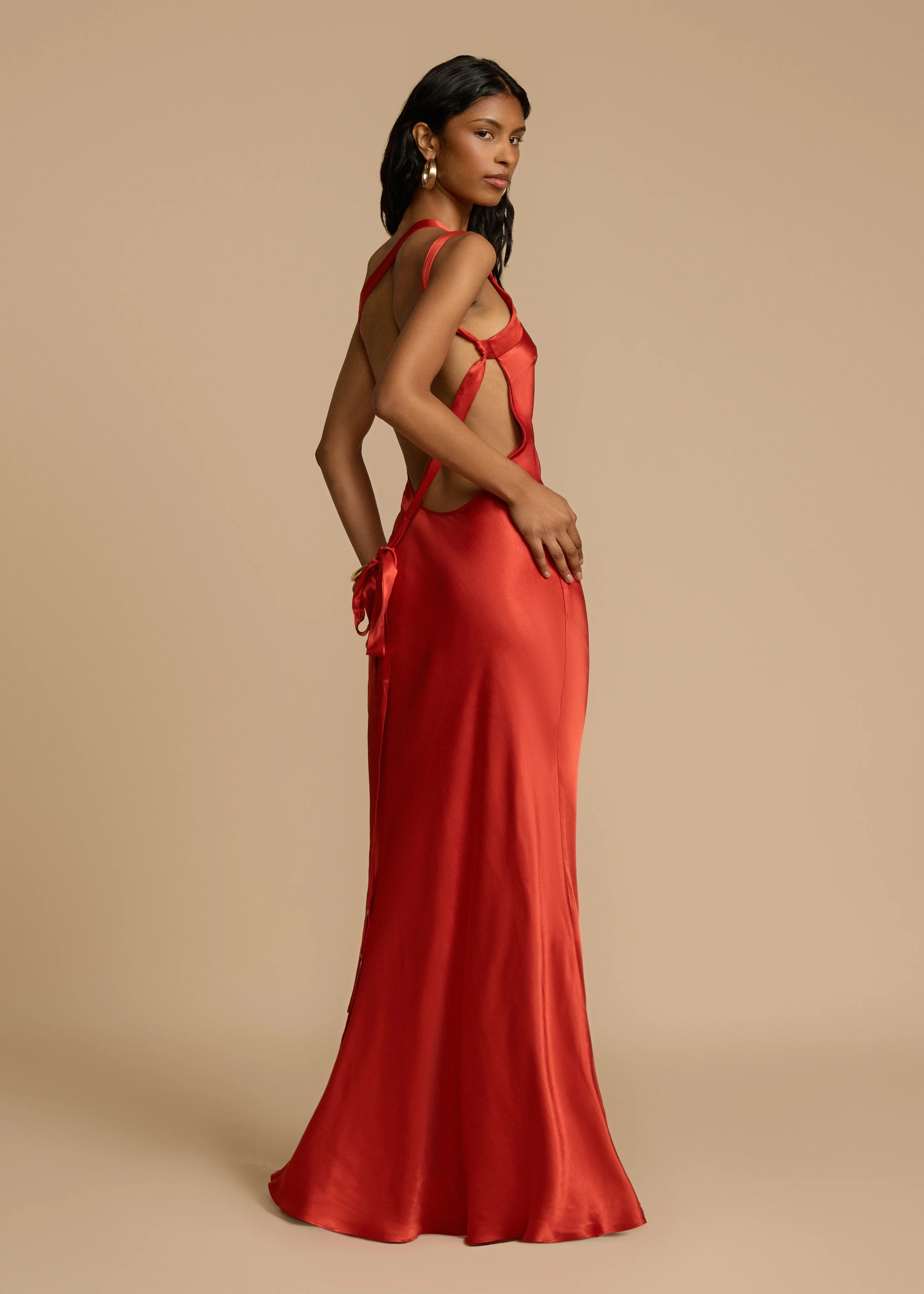 MONIQUE DRESS RUST - Image 7