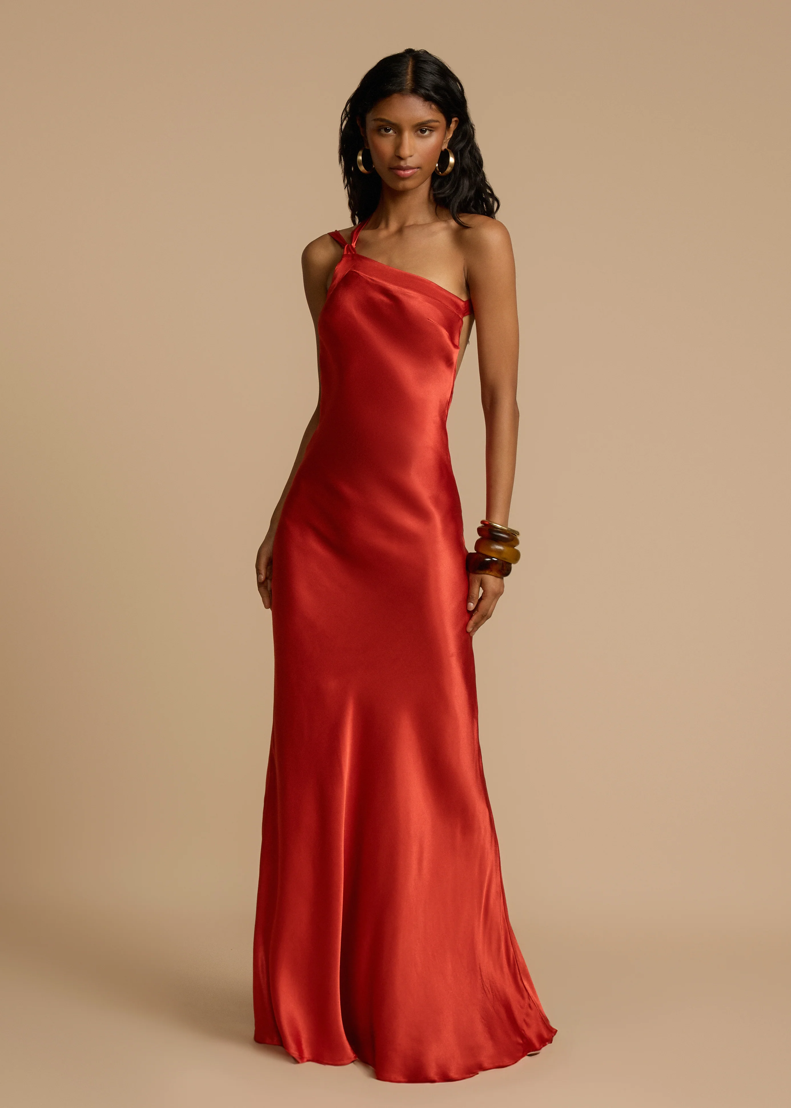 MONIQUE DRESS RUST - Image 8