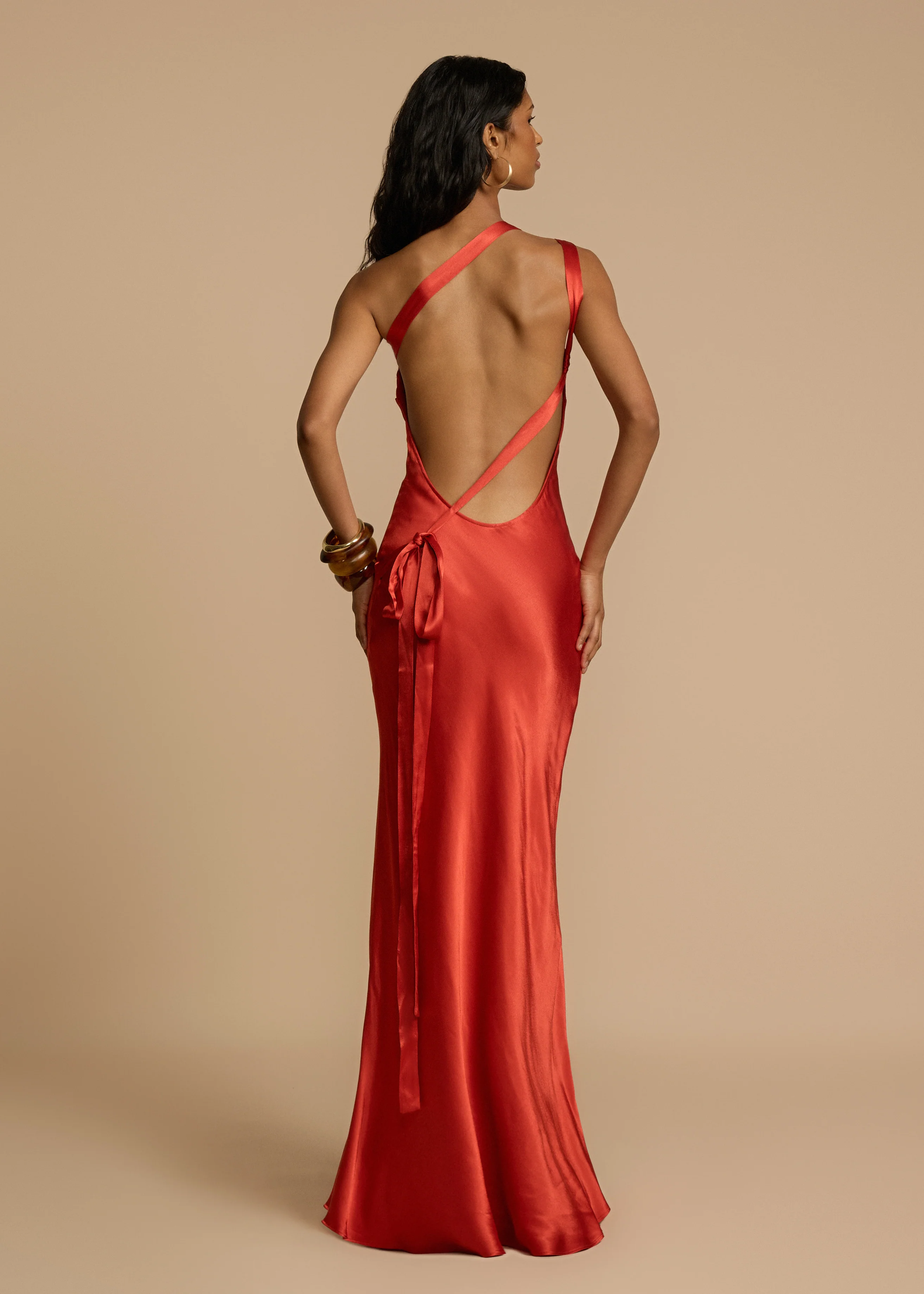 MONIQUE DRESS RUST - Image 9