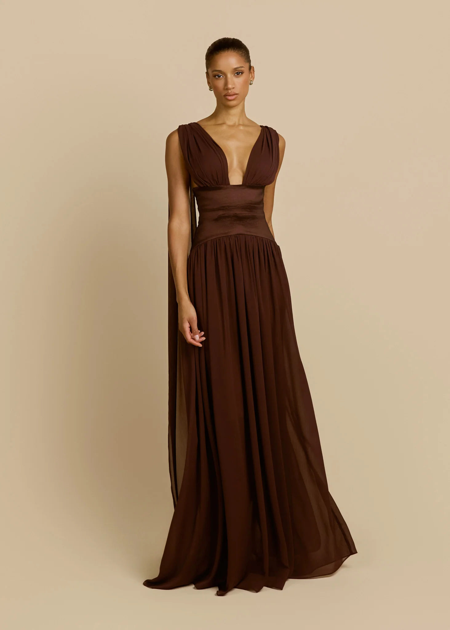 RAMONA DRESS CACAO - Image 9