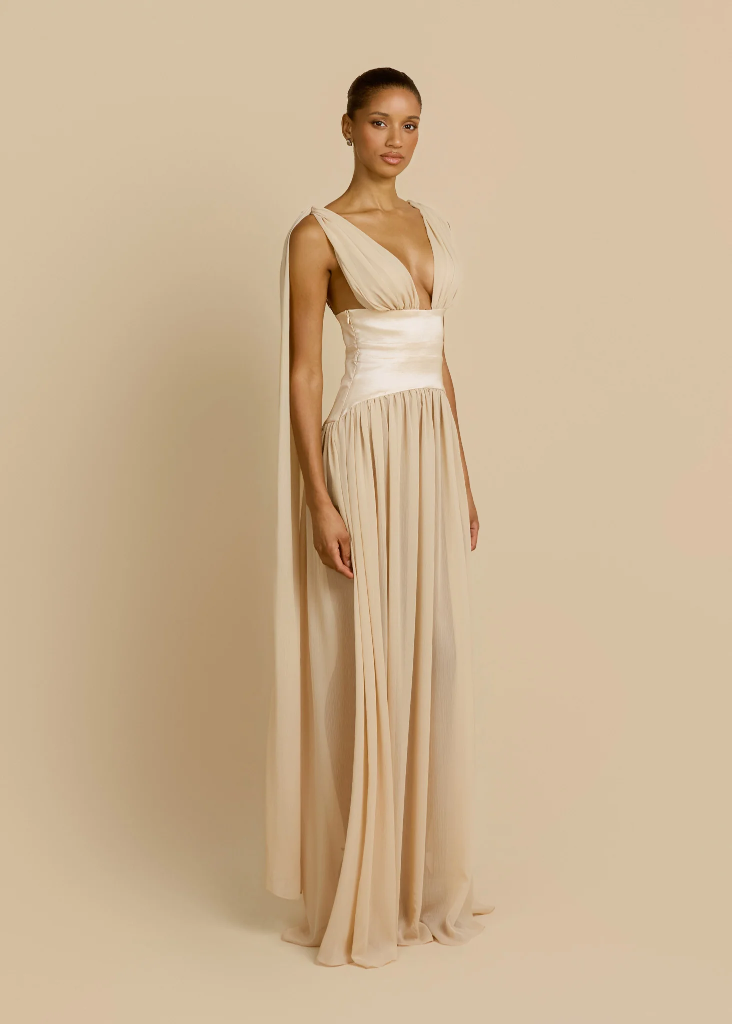 RAMONA DRESS CHAMPAGNE - Image 5
