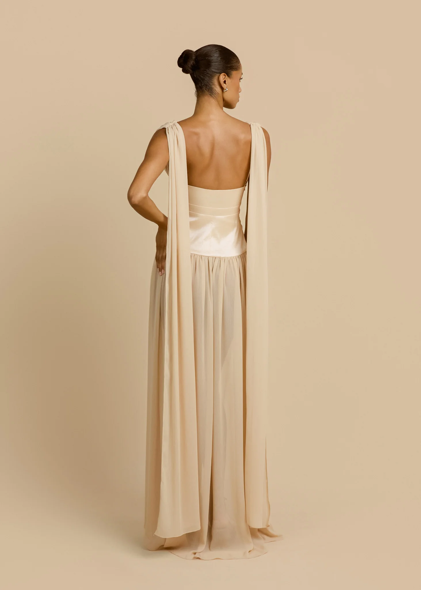 RAMONA DRESS CHAMPAGNE - Image 8