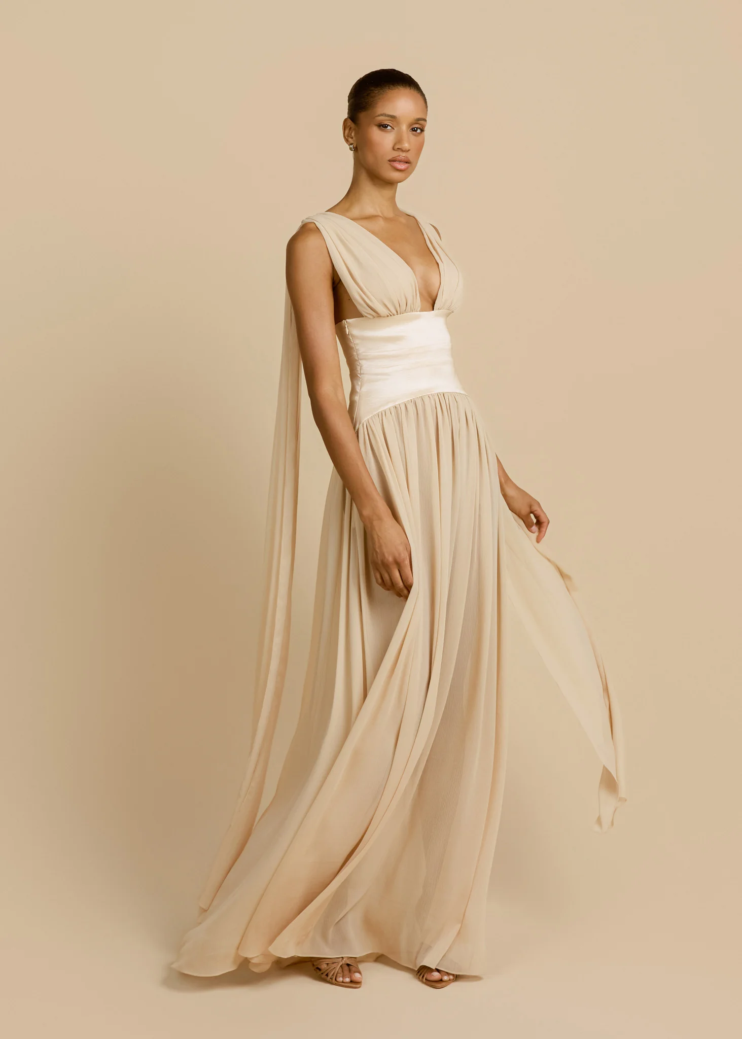 RAMONA DRESS CHAMPAGNE - Image 9
