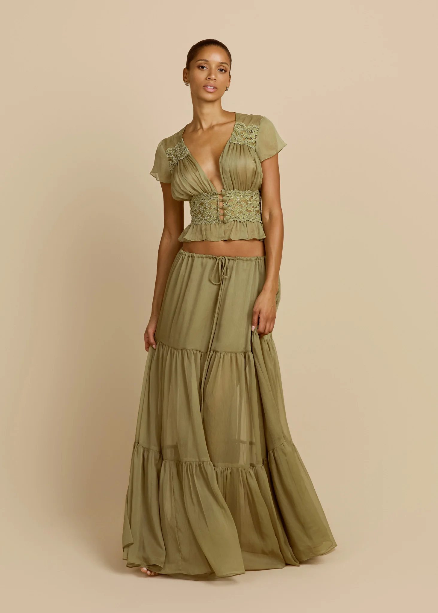 SABRINA SKIRT PISTACHIO - Image 5
