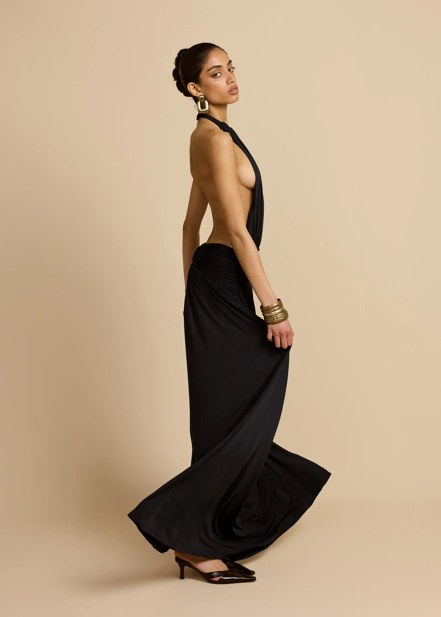 SANTINA DRESS BLACK - Image 7