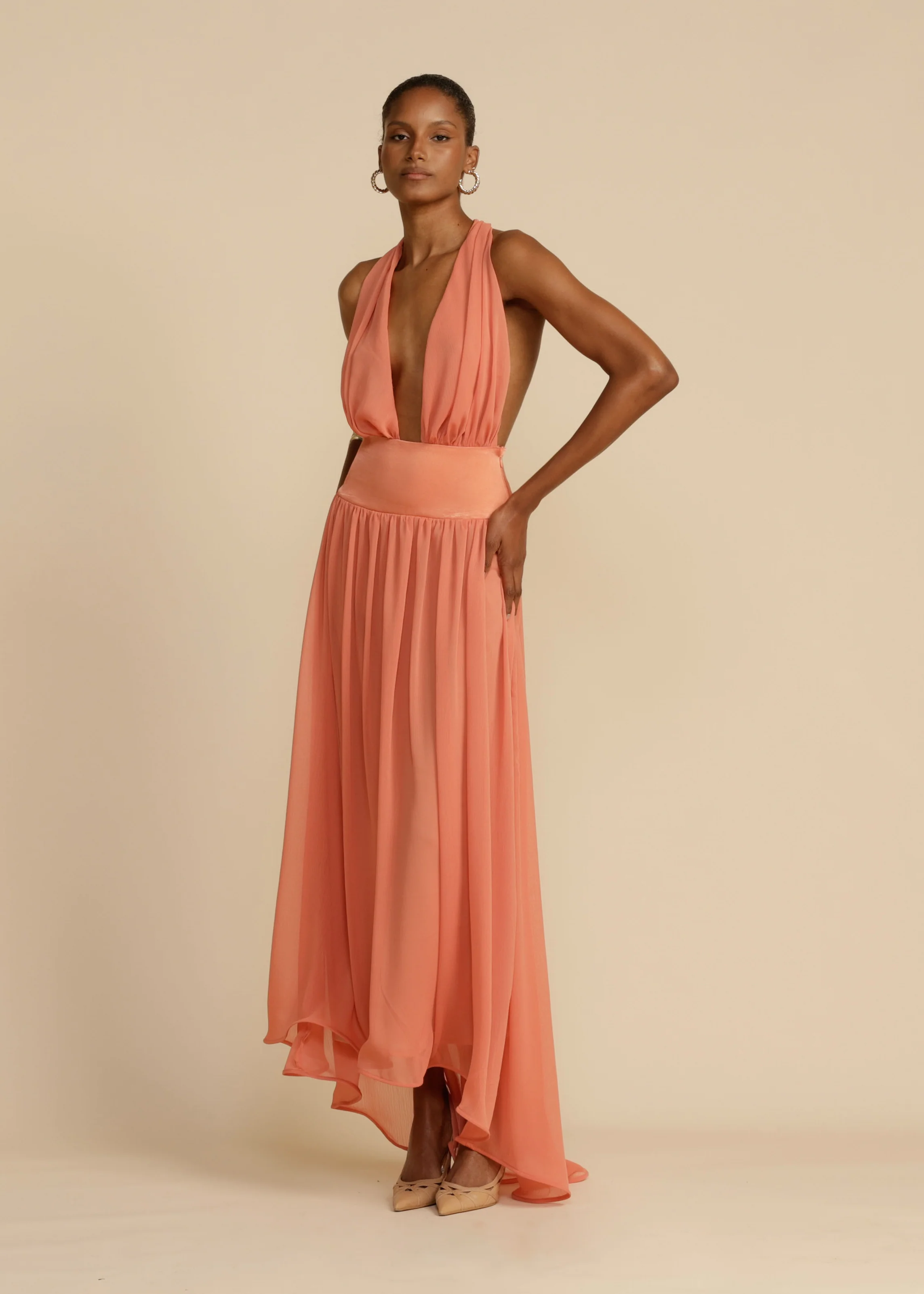 SERENA DRESS CORAL - Image 5