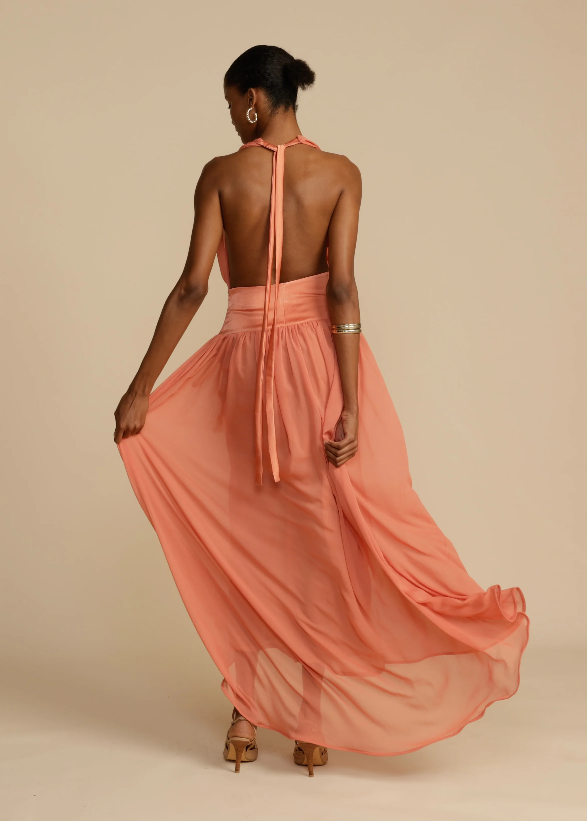 SERENA DRESS CORAL - Image 6