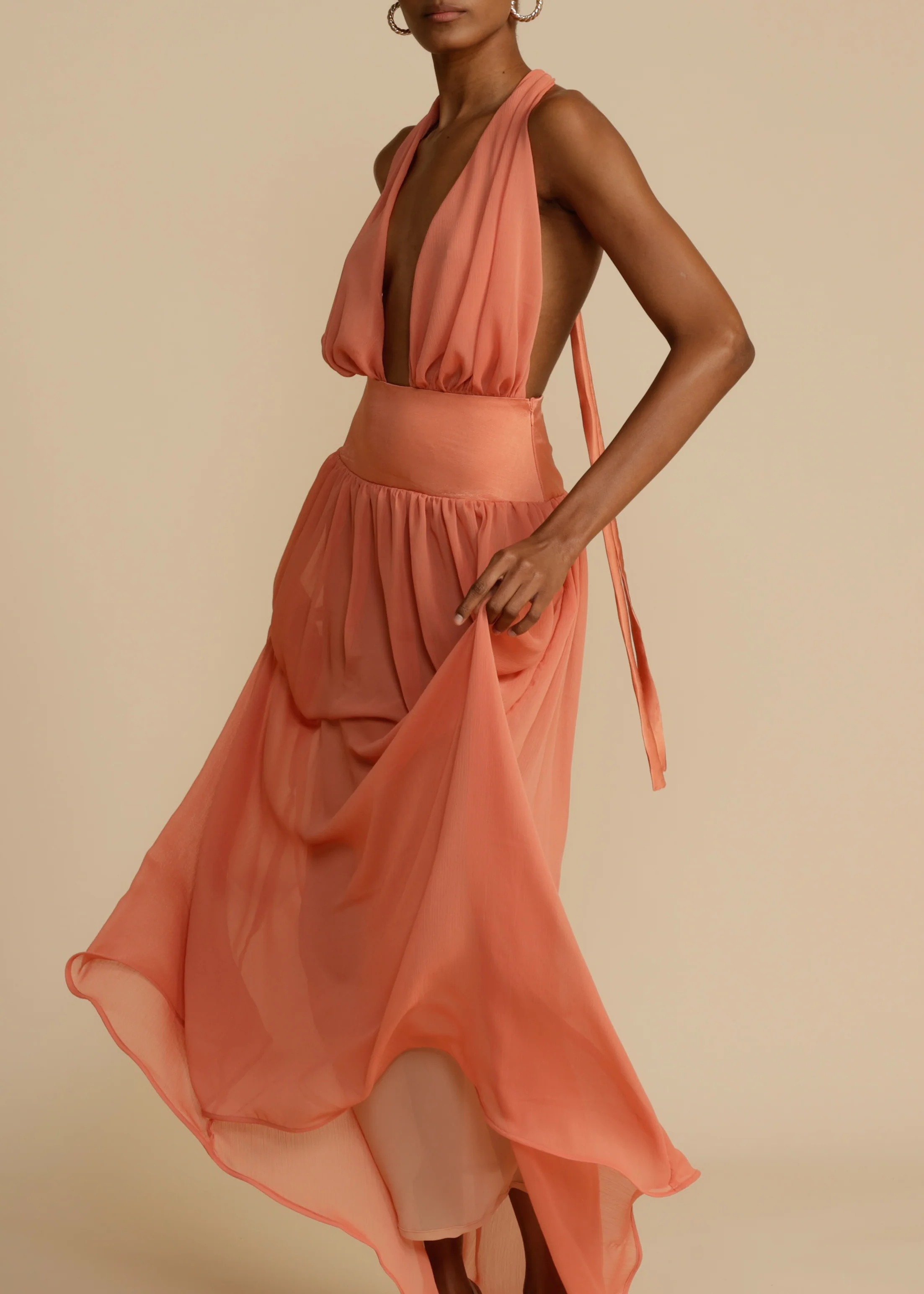 SERENA DRESS CORAL - Image 7