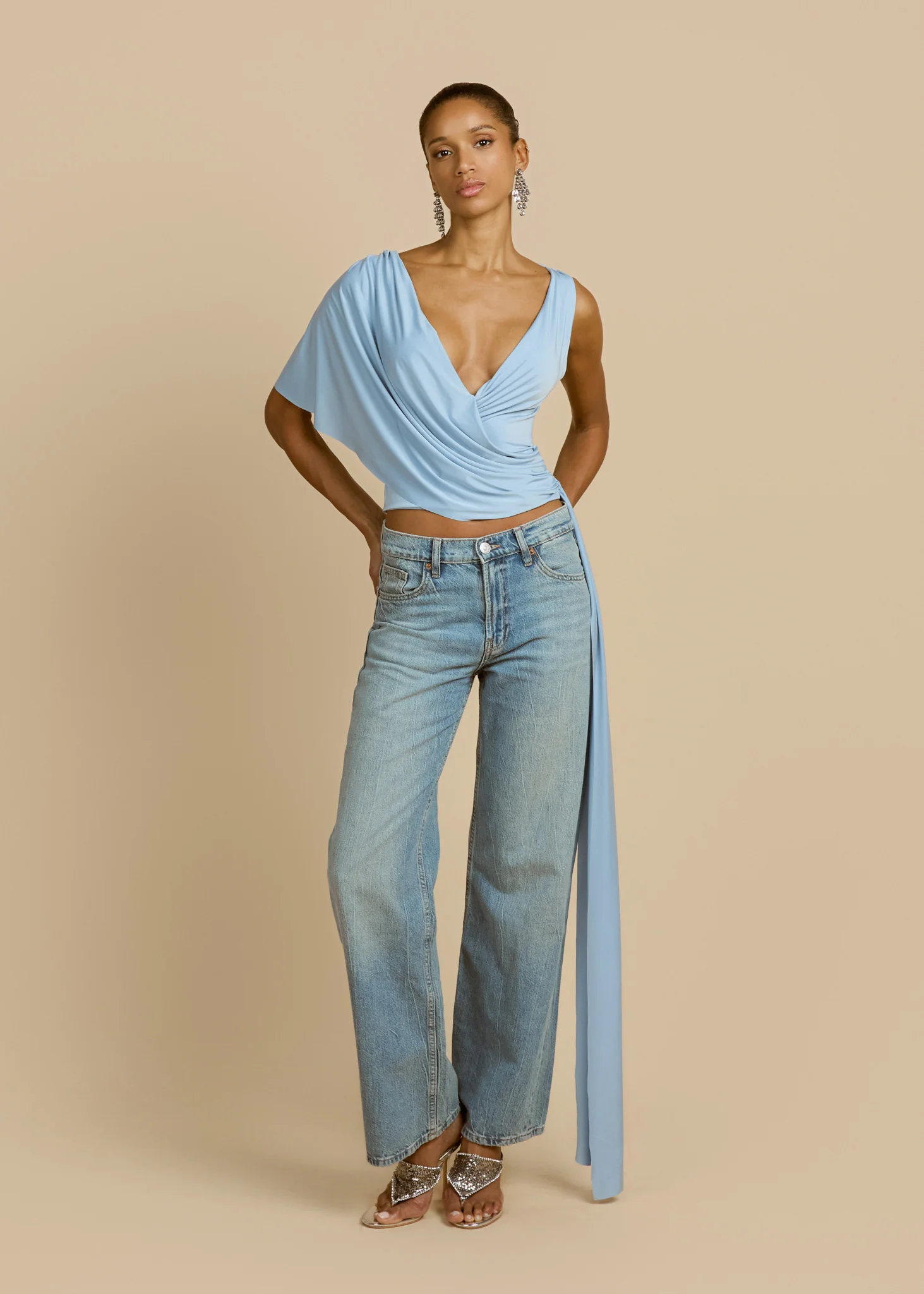 SOLENE TOP BLUE - Image 3